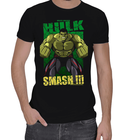Tisho - Hulk Erkek Regular Kesim Tişört