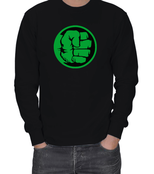 Tisho - HULK ERKEK SWEATSHIRT