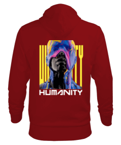 Humanity 002 Erkek Kapüşonlu Hoodie Sweatshirt - Thumbnail