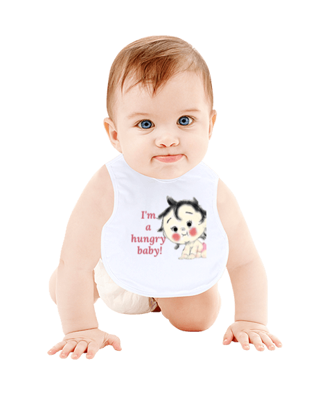 Tisho - Hungry Baby Bebek Mama Önlüğü
