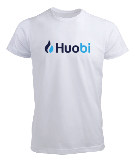 Tisho - Huobi v1 Beyaz T Erkek Tişört