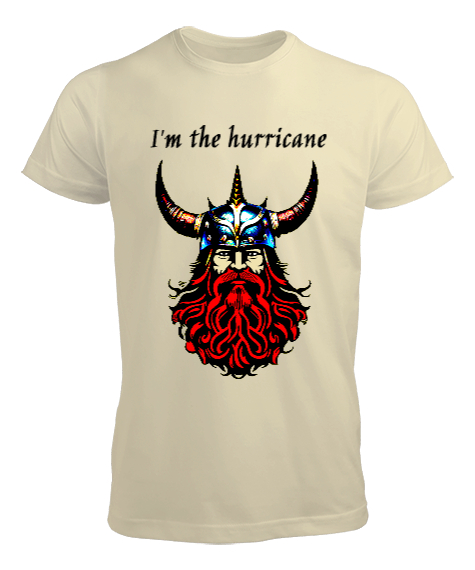 Tisho - Hurricane Krem Erkek Tişört