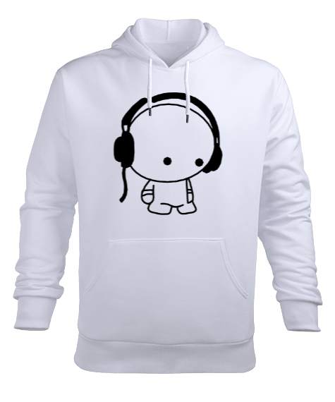 Tisho - hüzünlü Erkek Kapüşonlu Hoodie Sweatshirt