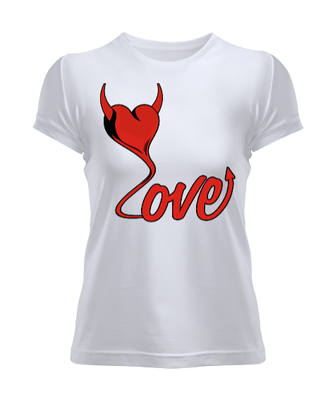 Tisho - I Love Kadın Tişört