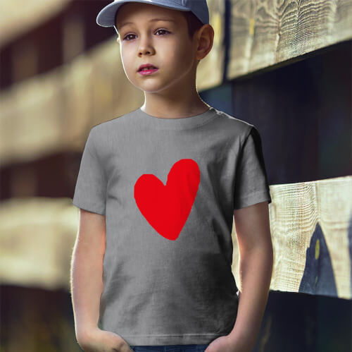 I Love You Erkek Çocuk Kısa Kol Tişört - Tekli Kombin
