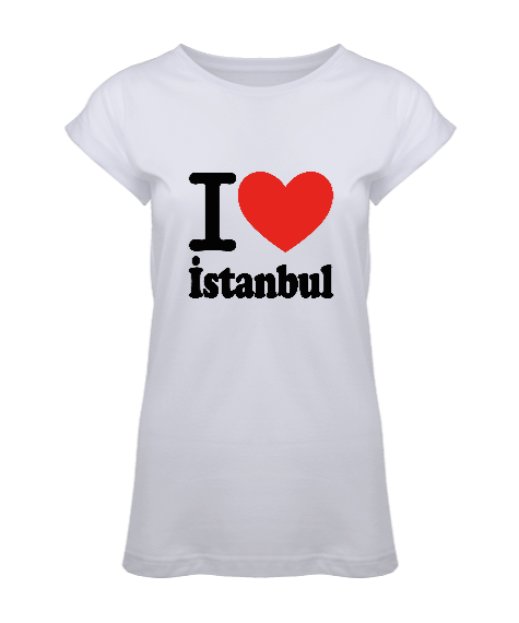 Tisho - I Love You İstanbul Kadın Tunik