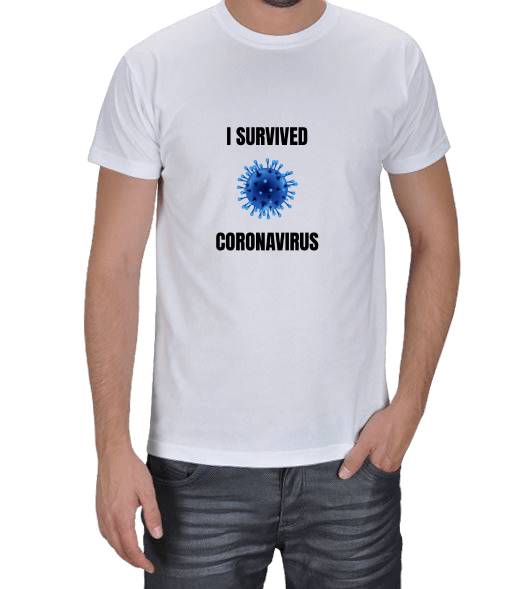 I Survived Coronavirus Erkek Tişört