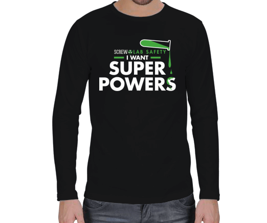 Tisho - I want Super Powers Erkek Uzun Kol