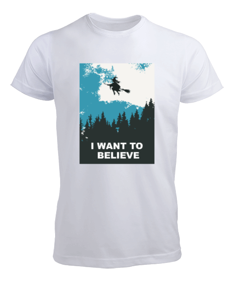 Tisho - I Want To Believe Cadılar Bayramı Erkek Tişört