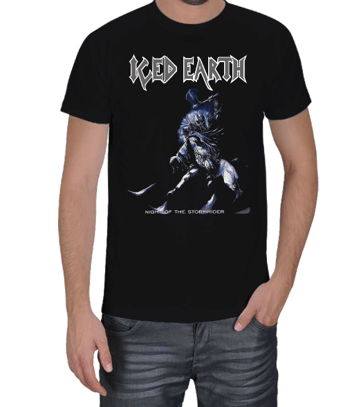 Tisho - Iced Earth - Night of the Stormrider Erkek Tişört