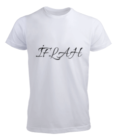 Tisho - İflah Yazılı Tişört - Beyaz Erkek Tişört