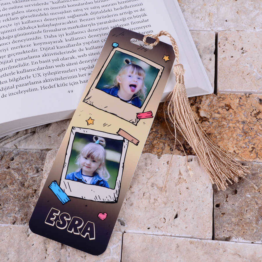 Tisho - İki Fotoğraflı Kitap Ayracı