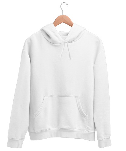 2 İplik İnce Kumaş Unisex Kapşonlu Sweatshirt - Thumbnail