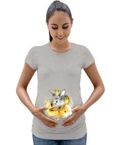 İKİZLER Kadın Hamile Tişört - Tisho