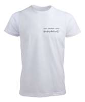 ilk Beyaz Erkek Tişört - Tisho