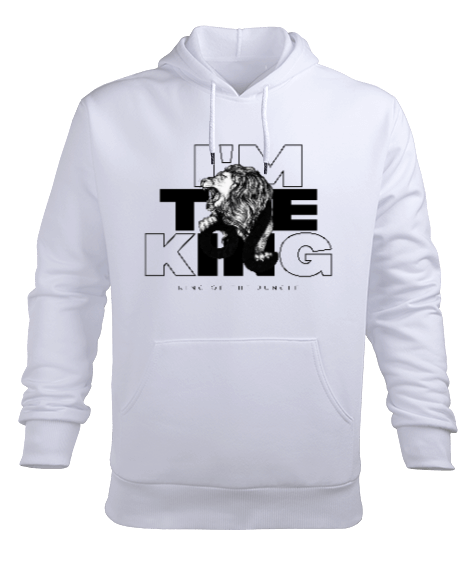 Tisho - Im The King Erkek Kapüşonlu Hoodie Sweatshirt