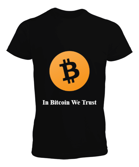 Tisho - In Bitcoin We Trust Tişört Erkek Tişört