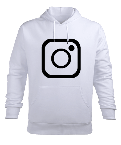 Tisho - İnstagram Erkek Kapüşonlu Hoodie Sweatshirt