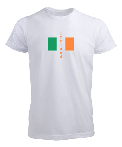 Tisho - Ireland İrlanda Bayrak Unisex Tişört Erkek Tişört