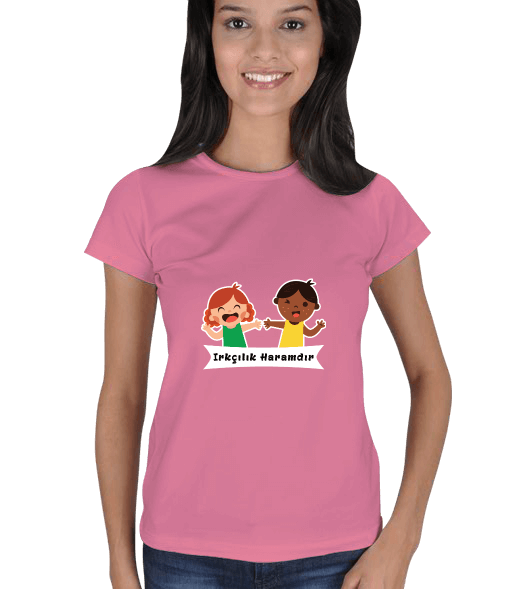 Tisho - Irkçılık Haramdır - 3 Kadın Tişört