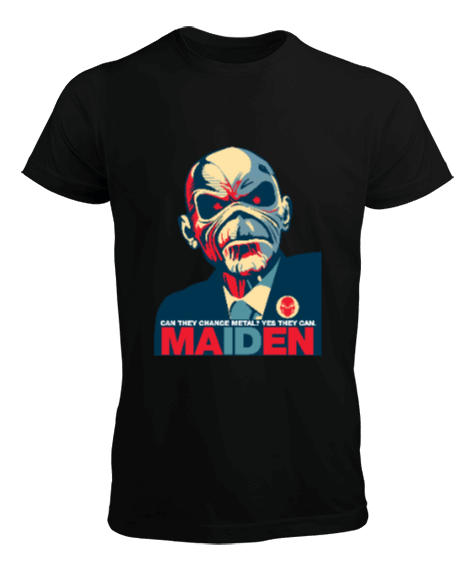 Tisho - Iron Maiden Eddie President Erkek Tişört