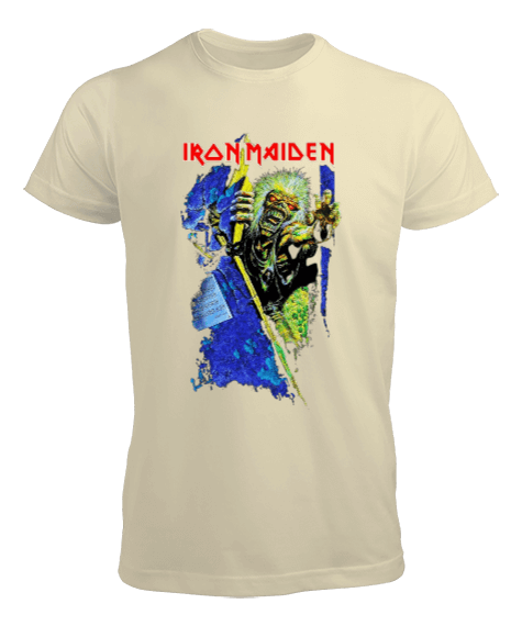 Iron Maiden Rock Tasarım Baskılı Erkek Tişört