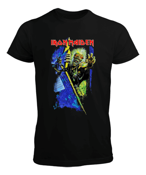 Tisho - Iron Maiden Rock Tasarım Baskılı Erkek Tişört