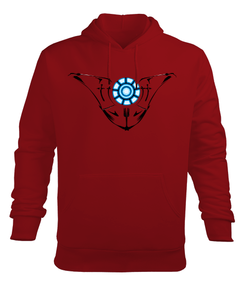 Tisho - ironman 2 Erkek Kapüşonlu Hoodie Sweatshirt