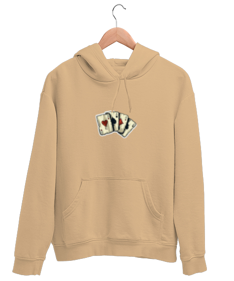 İSKAMBİLLERCE Camel Unisex Kapşonlu Sweatshirt - Tisho