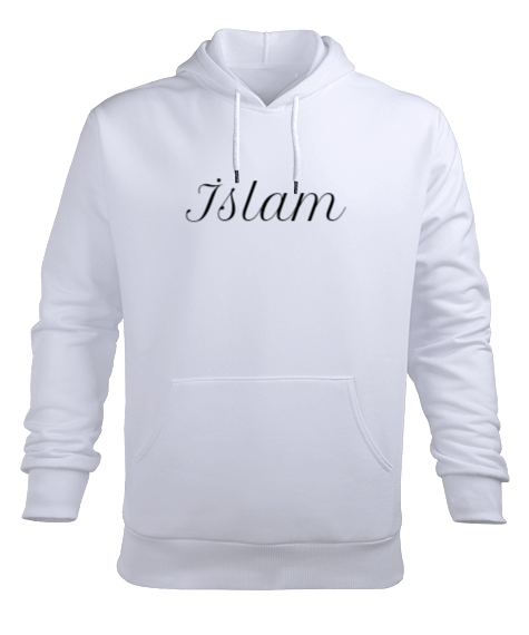 Tisho - İslam yazılı kapşon Erkek Kapüşonlu Hoodie Sweatshirt