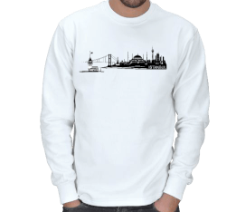 İstanbul - 2 Tasarımlı Kışlık Sweatshirt ERKEK SWEATSHIRT - Tisho