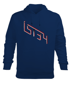 İstanbul 34 Erkek Kapüşonlu Hoodie Sweatshirt - Tisho