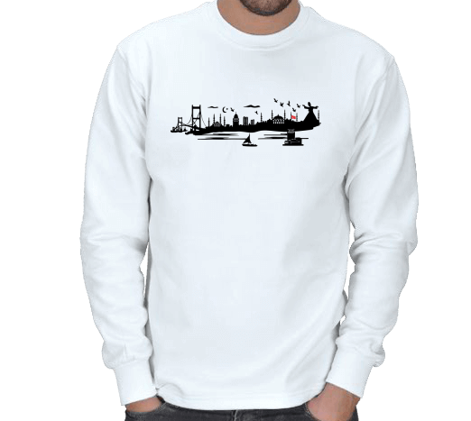 Tisho - İstanbul - 6 Tasarımlı Kışlık Sweatshirt ERKEK SWEATSHIRT