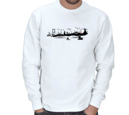 İstanbul - 6 Tasarımlı Kışlık Sweatshirt ERKEK SWEATSHIRT - Tisho