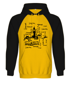 İstanbul - 8 Tasarımlı Orjinal Reglan Hoodie Unisex Sweatshirt - Tisho