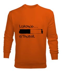 İstanbul baskılı erkek Erkek Sweatshirt - Tisho