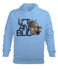 İstanbul Baskılı Erkek Kapüşonlu Hoodie Sweatshirt - Tisho