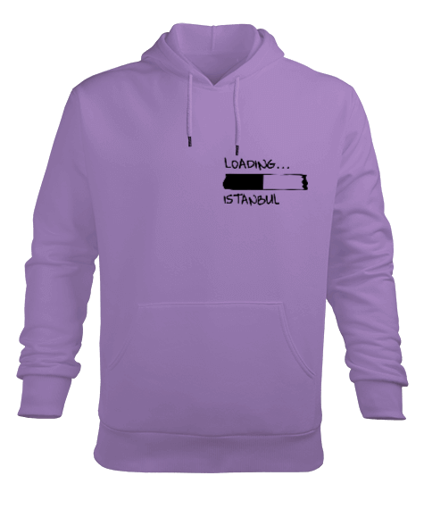 Tisho - İstanbul baskılı Erkek Kapüşonlu Hoodie Sweatshirt