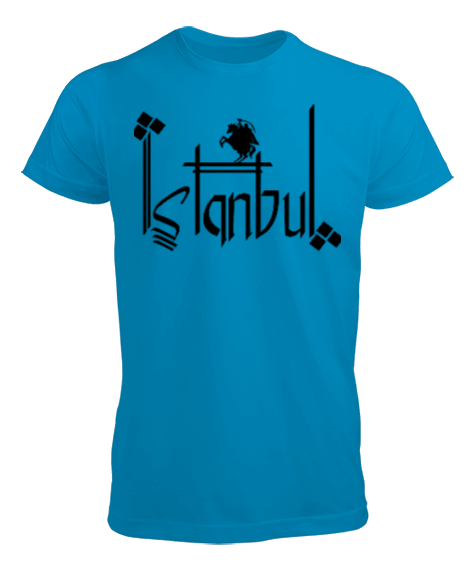 İstanbul baskılı Erkek Tişört - Tisho