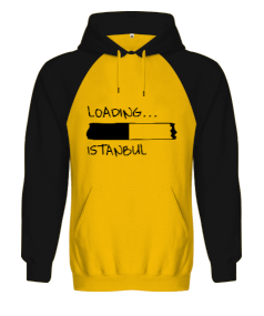 istanbul baskılı Orjinal Reglan Hoodie Unisex Sweatshirt - Tisho