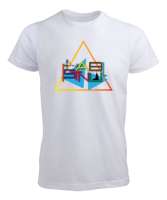 istanbul Beyaz Erkek Tişört - Tisho