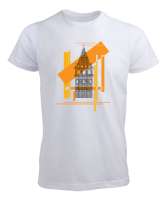 İSTANBUL Beyaz Erkek Tişört - Tisho