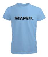 İSTANBUL Buz Mavisi Erkek Tişört - Tisho