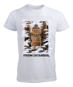 İstanbul desenli Erkek Tişört - Tisho