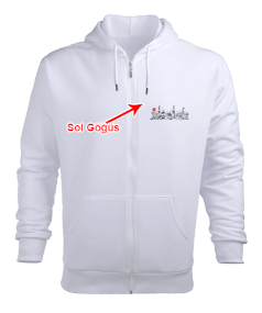 İstanbul Eminönü Series - 01 Şıracı Erkek Kapşonlu Fermuarlı - Tisho