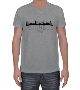 İstanbul Erkek Basic V Yaka - Tisho