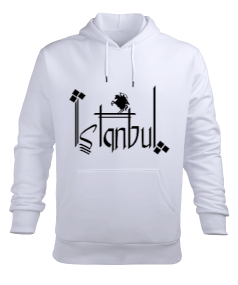 İstanbul Erkek Kapşonlu Erkek Kapüşonlu Hoodie Sweatshirt - Tisho