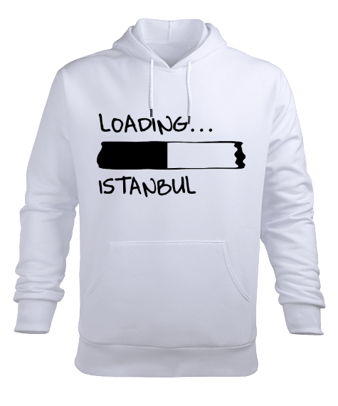 Tisho - İstanbul Erkek Kapüşonlu Hoodie Sweatshirt