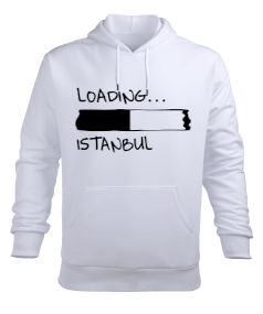 İstanbul Erkek Kapüşonlu Hoodie Sweatshirt - Tisho