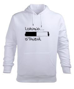 İstanbul Erkek Kapüşonlu Hoodie Sweatshirt - Tisho